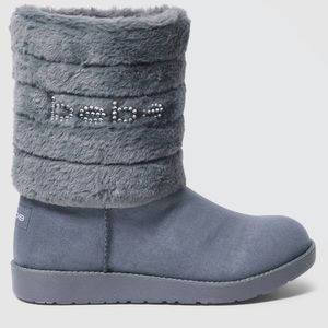 bebe Laurely Faux Shearling Booties Women’s Size 9 Y2K